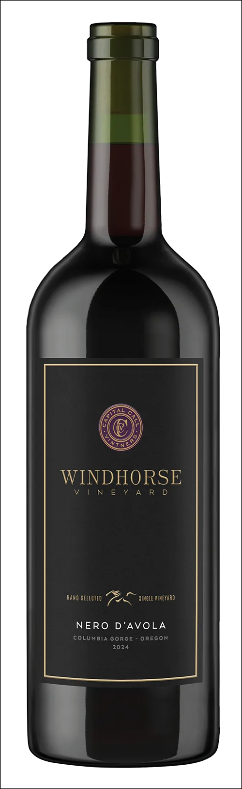 Windhorse Vineyard Nero d'Avola bottle comp